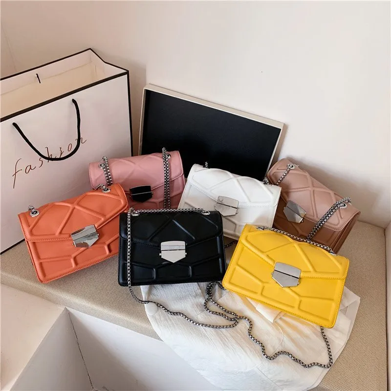 clear chain purse