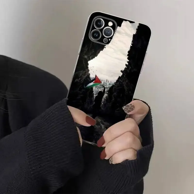 Palestine Map Arabic Phone Case For Iphone 14 11 12 13 Mini Pro Xs Max
