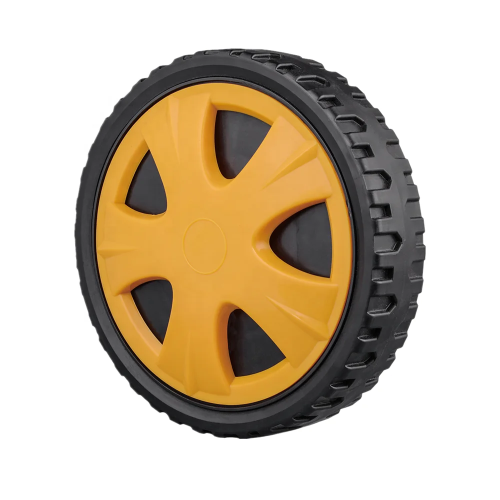 8 inch plastic lawn mower wheels