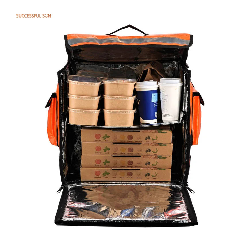 product wholesale customized size available top opening delivery backpack food delivery bag-7