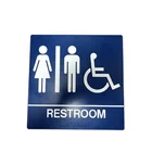 Door Plate Braille Sign ADA Braille Door Plate Signs For Sale