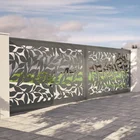 Wall Fence Panels Garden Customized Decorative Garden Panels Aluminum Fence Wall Popular In Europe