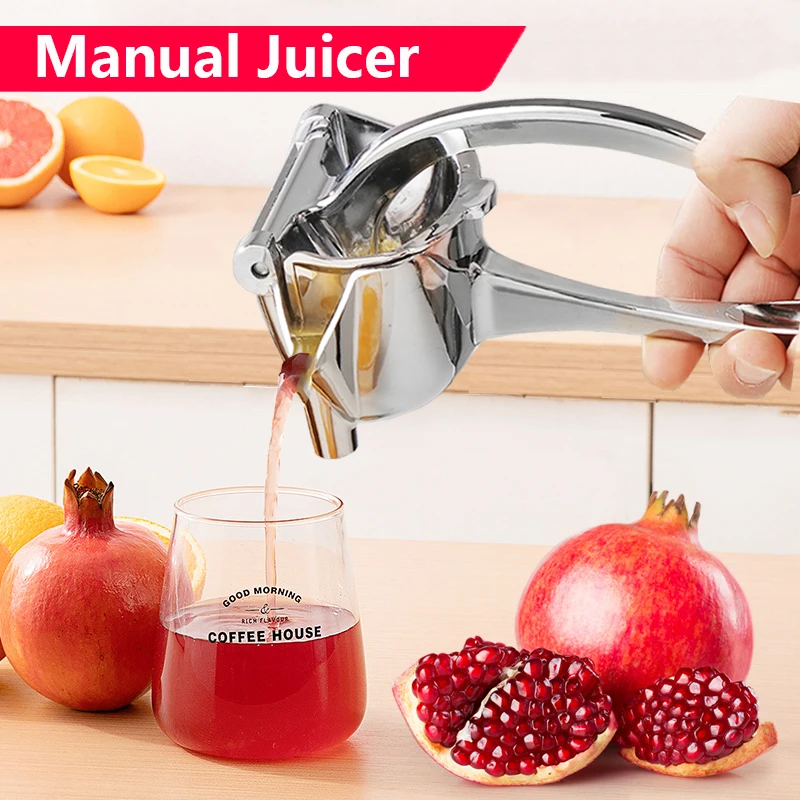 Kitchen Accessories New Products 2024 Personal Quick Press Portable Citrus Stainless Steel Fruits Orange Hand Juicer Squeezer