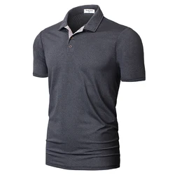 New arrival casual slim fit men short sleeve 100% cotton golf polo t-shirt