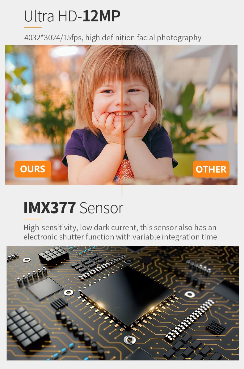 DGZX USB drive-free 12MP imx377 4K wide-angle AF FF Ultra HD photo Intelligent recognition ai camera module插图3 DGZX USB drive-free 12MP imx377 4K wide-angle AF FF Ultra HD photo Intelligent recognition ai camera module插图3