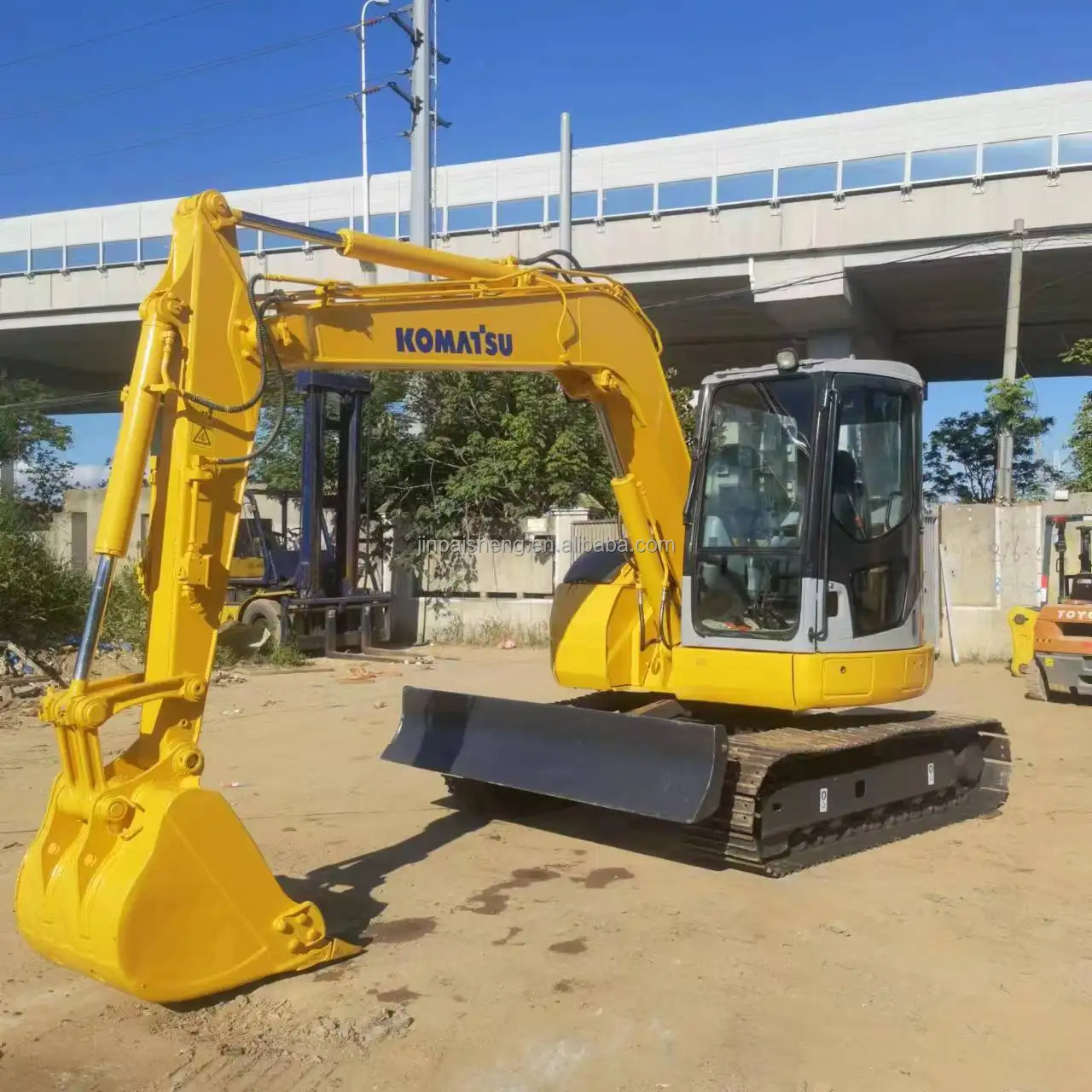 Japan Original Komatsu Pc Used Hydraulic Excavator Rubber Track Buy