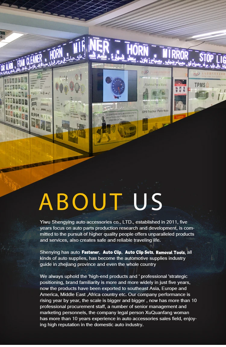 Universal Plastic Fender Clips, Push Bumper Fastener Rivet Clips With 6 Size Body Retainer Bumpers Clips supplier