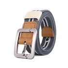 School Belt Polyester Belt Hot School Polyester Cotton Canvas Webbing Belt Braided Fabric Golf Fashion Belt