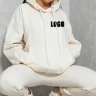 Hoody Crop Hoodie OEM Manufacturer Custom Printing Logo Cropped Hoody Women Waistline Pullover Crop Hoodies