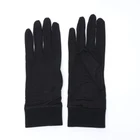 Summer Women Spring Summer Soft Female Sunproof Women Ladies Mittens Anti-UV Solid Color 100% Real Silk Gloves