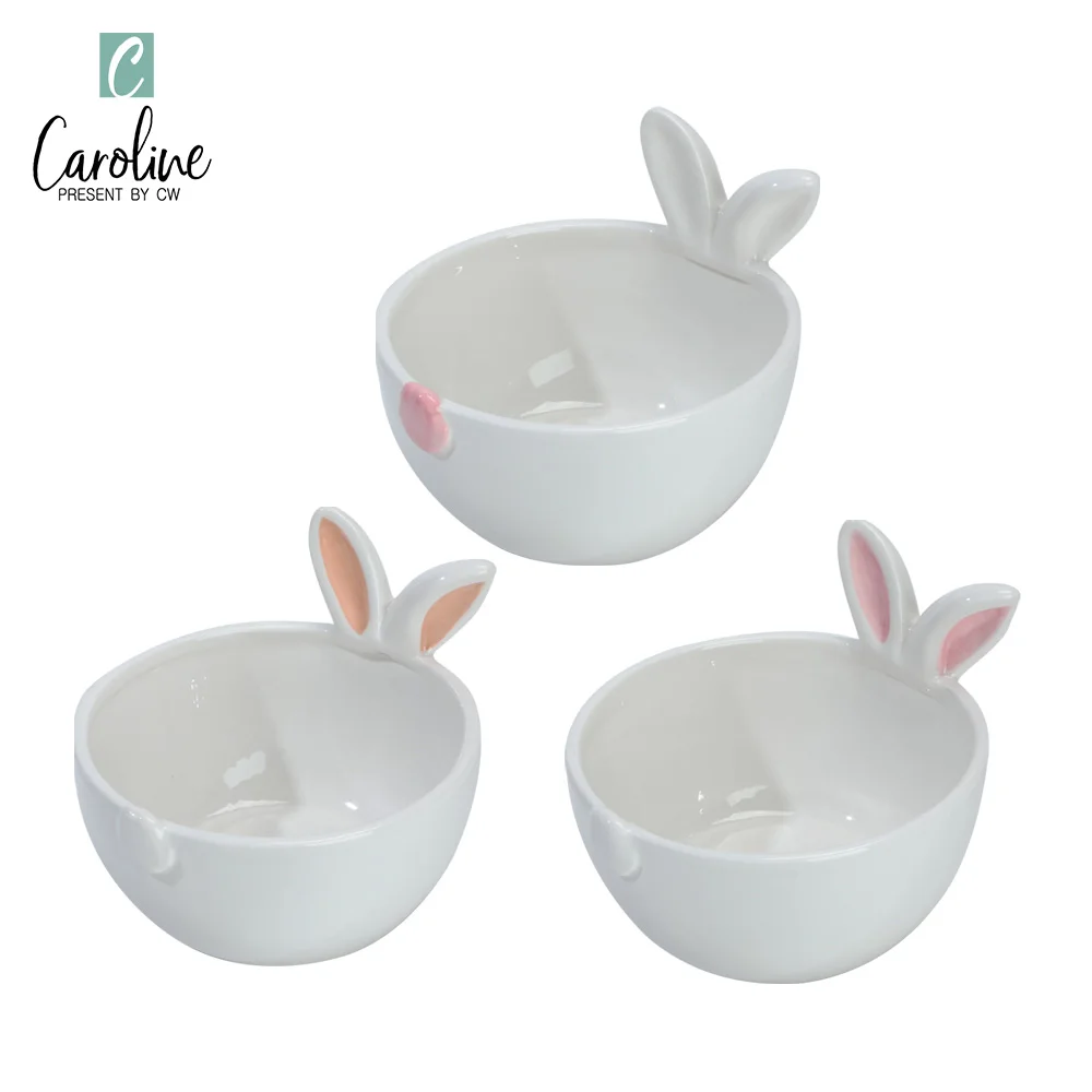 ceramic easter candy dish