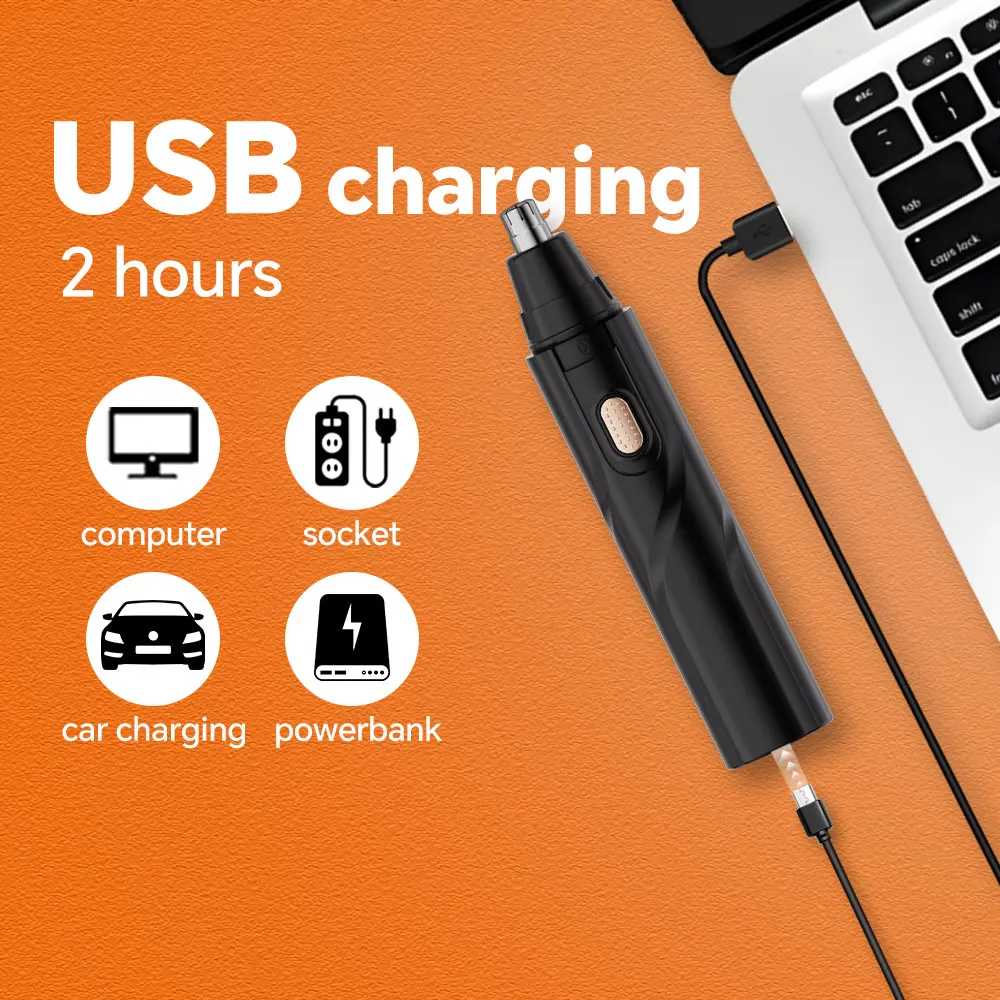Portable Four-in-One Home Hair Salon Electric Shear New Charging Eyebrow Trimmer Nose Ear Hair Trimmer for Household RV Car Use supplier