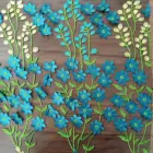 Floral Lace Lace Lace Fabric Custom Nylon Mesh 3d Floral Lace Embroidered French Clothing Fabric