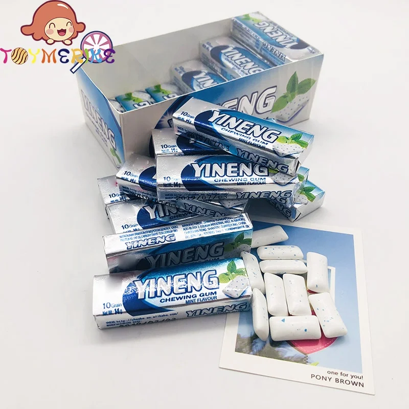 Halal White Mint Bubble Gum Private Label Chewing Gum - Buy White Mint Chew...