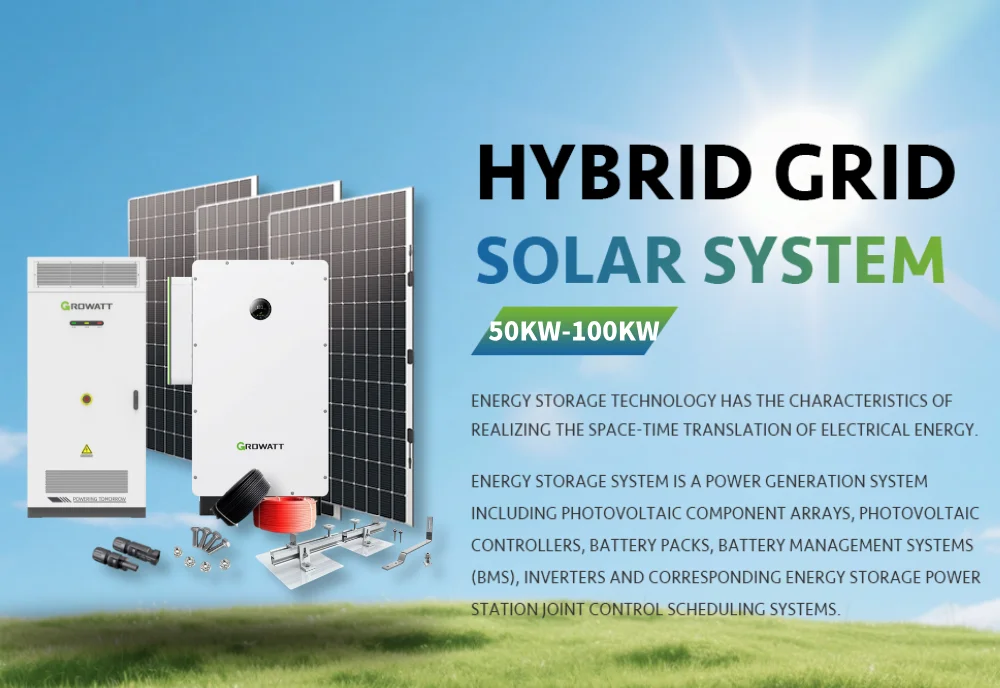 QIANEN Commercial Energy Storage Solar Power Generation System 50-100KW Hybrid Solar Inverter MPPT Lithium Battery High manufacture