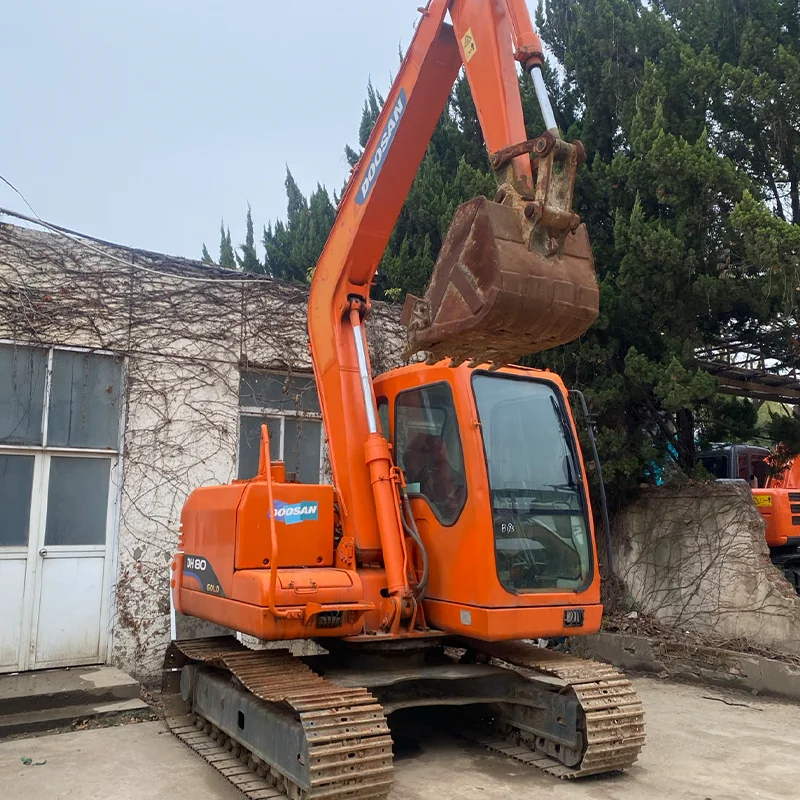 Second Hand Excavator Doosan Small Size 6ton 7ton 8 Ton Korea Dh80 Dh55