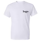 Shirt Blank 95% Ring Spun 5% Spandex Casual Slim Fit Men Custom T Shirt Printing