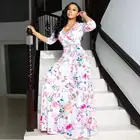 Plus Size Hotsale Boho Maxi Women Dresses Elegant Party African Maxi African Print Dress