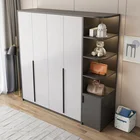 New Design Modern Bedroom Wooden Simple Large-capacity Storage Wardrobe