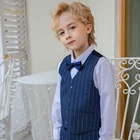 Kids Boy Suit Kid Wholesale 2021 Yalindars Manufacture 5PCS Kids Plaid Boy Formal Suit Set For Little Kid Boy