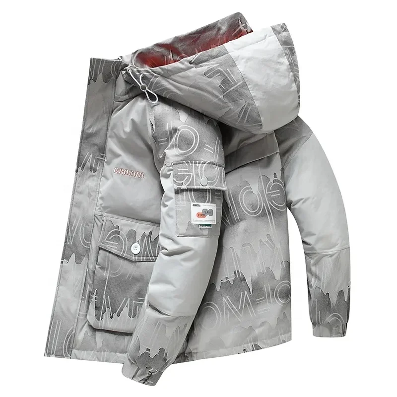 Men's Lightweight Packable Puffer Winter Jacket Insulated Puffy Coat for Snow Ski Hiking Travel