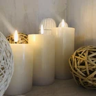 Light Candles Candle Lamp Light Candle Best Selling Tea Light Up Candles 3 Piece Led Candle Lamp For Birthday Party