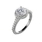 Cz Wedding Ring Set Cz Wedding Ring Sets Luxury Couple 10k White Gold Big Cz Diamond Engagement Wedding Ring Set
