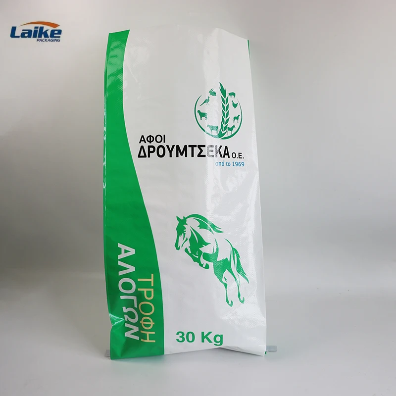 product wholesale packaging hay poultry pet fish shrimp chicken horse reusable laminated pp woven feed bag-2