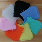 OEM Logo And Color Reusable Pure Silicone Waterproof Shoe Cover Protect Shoes For Rainy