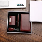 Gift Gift Set Corporate Stationery Classical Christmas Luxury Promotional Men Business Corporate Wallet Pen Gift Set