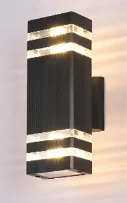 Waterproof wall lamp outdoor wall lamp Ip65 double head landscape wall lamp upper and lower porch lighting