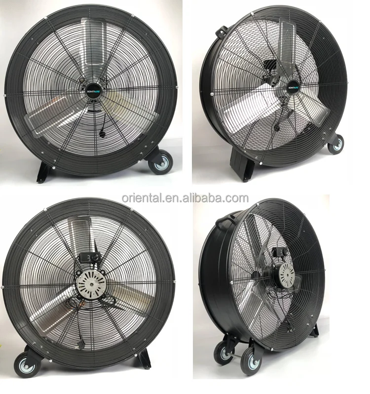Metal Ventilation Drum Fan, 220V, 210 m3 - detail 12