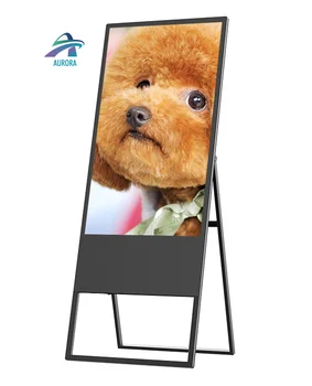 Portable digital Signage kiosk Player Display  4k HD Resolution  Advertising screen utra thin