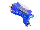Car Car Universal 4 Channel RCA Ground Loop Isolator Line Noise Filter Eliminator 50W Blue
