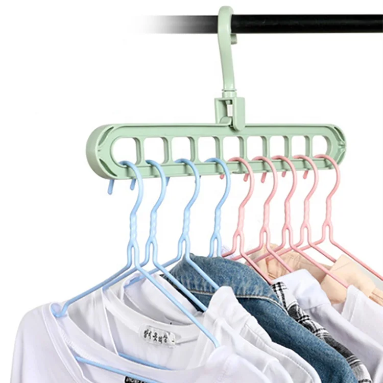 Magic Multi-port Support Circle Clothes Hanger Clothes Drying Rack Multifunction 