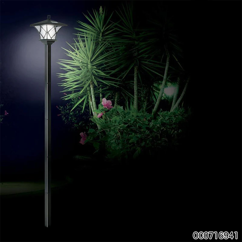 1.5m led solar wall light waterproof outdoor street landscape lamp for garden or villa