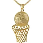 Hoop Necklace LOYALTY Basketball Hoop Pendant Hip-hop Creative Necklace New Sports Necklace
