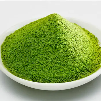 Organic japanese ceremony matcha powder pulver green tea with chashuku