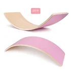 Board Toy Rocker Board Wood Wholesale Wooden Montessori Fitness Curved Board Toy Kids Rocker Balance Board