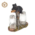 Pepper Salt Resin Bear Climbing Tree S P Pepper Shaker Salt Pepper Holder Decoration