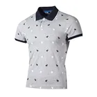 White Men Shirt Polo T Shirt In White Mens Logo Polo T Shirt With Soft 100% Cotton Golf Short Sleeve Men Polo T-shirt