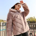 Winter Coat Fashionable Classic Comfortable Long Sleeve Korean Style Winter Short Mink Fur Coat