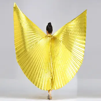 Golden Professional Belly Dance Angel Isis Wings OEM Service for Belly Dance