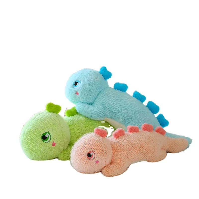 Custom Logo Stuffed Animals Toys Cartoon Cute Figure Anime Stuffed Dino Dinosaur Long Sofa Pillow Cushion Children Kid's Toy