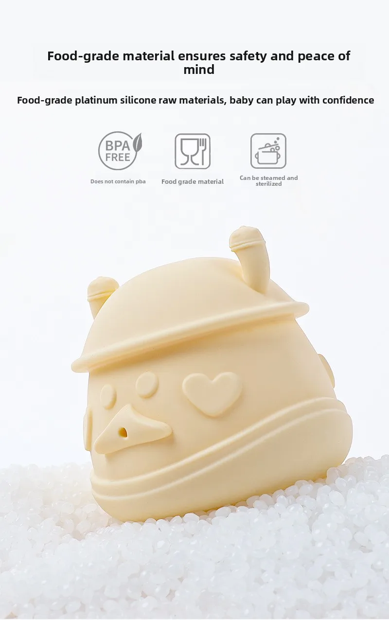 Small Silicone Toy Set, Suitable for Infant Education Bath Toys, Suitable for Manually Driven Bath Fun factory