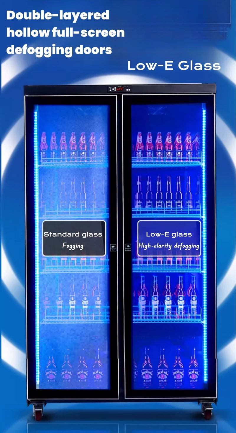 Screen Beverage Viewing Refrigerator, LED, 220V-240V, R290 - detail 14