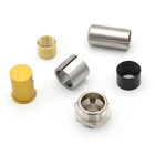 Custom Machined Metal Sleeve Aluminum Stainless Steel Sleeve Bushing Threaded Copper Bronze Brass Bushings