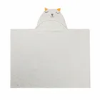 Baby Beach Towel Hooded Cotton Bathrobes Infants Towel Poncho Soft Bath Towel