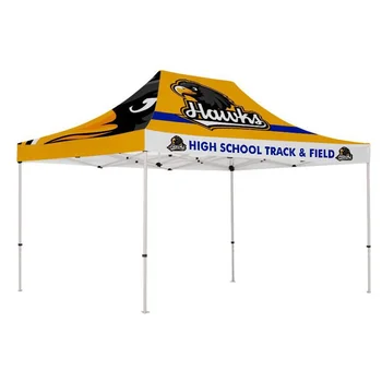GlamDisplay Industrial commercial gazebo tent 3 x 6 with sidewall for europe market trade show tent