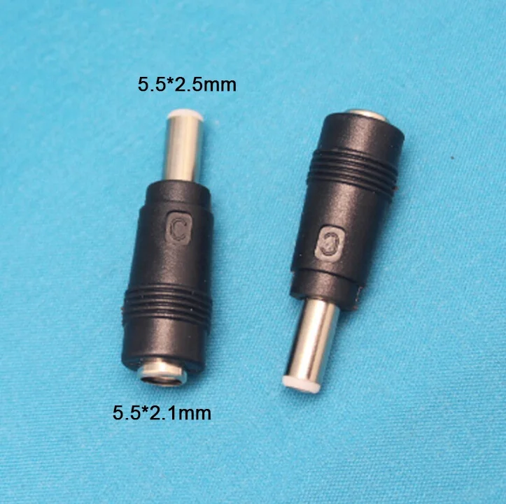 DC Power adaptor 5.5/2.5mm Female to 5.5/2.1mm Male Plug Changer 